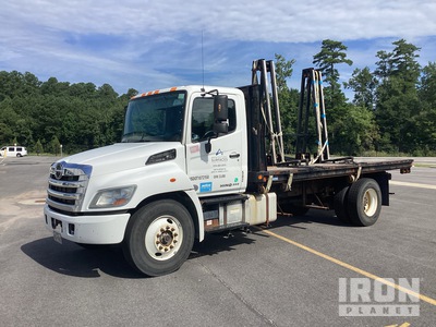2017 Hino 338 4x2 Flatbed Truck