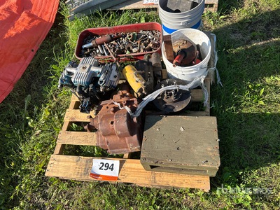 Quantity of Air Compressor, Transmission, Hydraulic Cylinder, Hydraulic Components & Miscellaneous Hardware