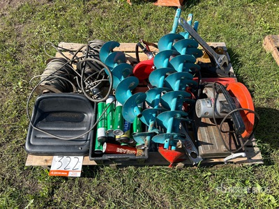 Ice Augers, Wire Rope, Cut-Off Saw & Shop Supplies