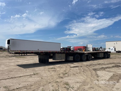 2015 Lode King 32 ft Tri/A Super B-Train Lead Flatbed Trailer