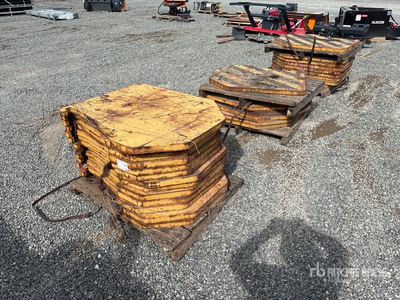 Quantity of (3) Pallets of Side Boom Weight