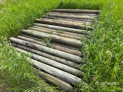 Quantity of Approx (30) 7 ft Fence Post