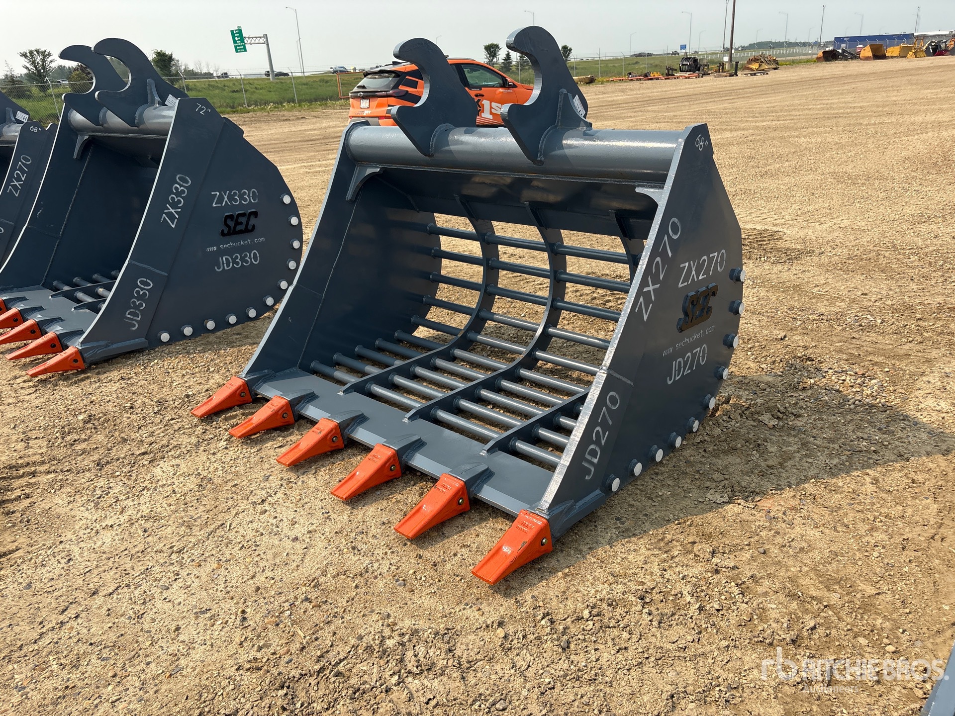 2026 SEC 68 in Q/C Skeleton Excavator Bucket - Fits ZX270 (Unused)