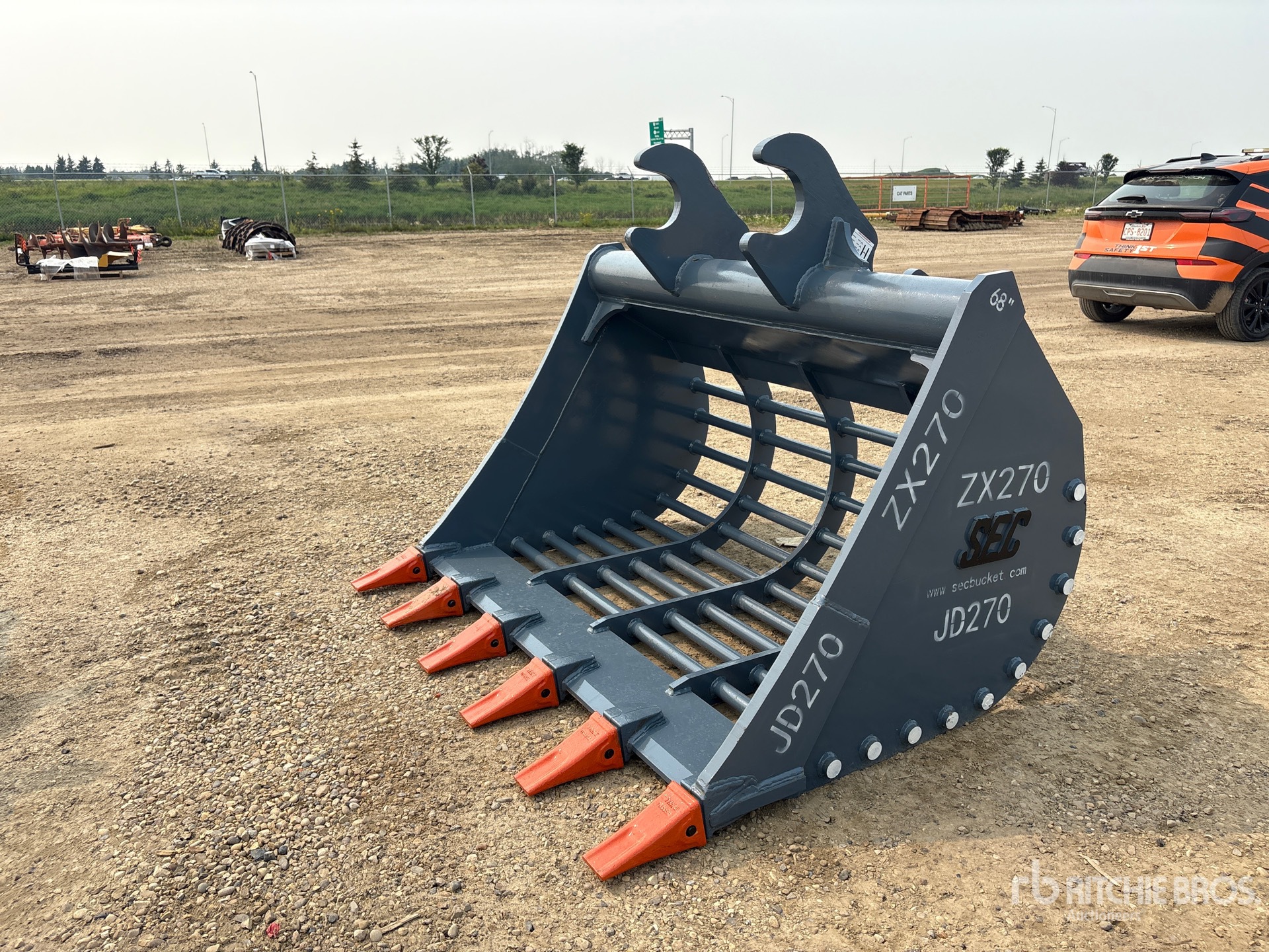 2026 SEC 68 in Q/C Skeleton Excavator Bucket - Fits ZX270 (Unused)