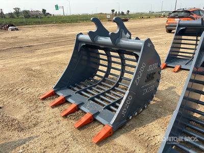 2026 SEC 58 in Q/C Skeleton エクスカベーター用バケット - Fits ZX200 (Unused)