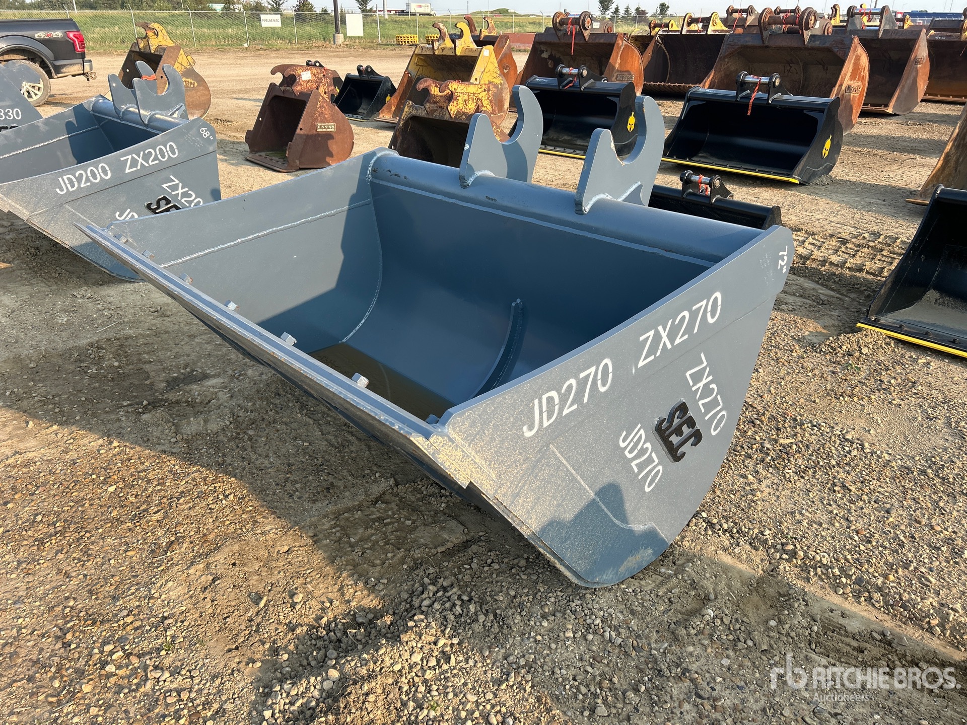 2026 SEC 72 in Q/C Cleanup Excavator Bucket - Fits ZX270 (Unused)