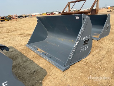 2026 SEC 102 in Cleanup Q/C Wheel Loader Bucket - Fits L90 (Unused)