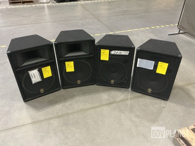 (4) Assorted Yamaha Speakers