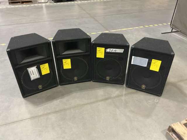 (4) Assorted Yamaha Speakers (4) Assorted Yamaha Speakers