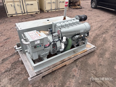 1988 Newage Stamford 43 kVA Skid-Mounted HC244B Generador