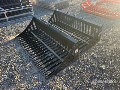Quantity of (2) 2026 PABREAK RB110 64 in Rock Skid Steer Bucket (Unused)