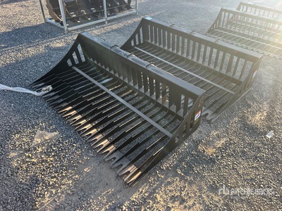 Quantity of (2) 2026 PABREAK RB130 72 in Rock Skid Steer Bucket (Unused)