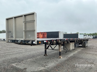 2009 Manac 48 ft T/A Flatbed Trailer
