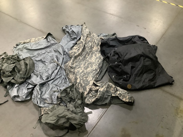 (26) Bivy Covers, (43) Stuff Sacks, (6) Protective Bags & (4) Sleeping Bags