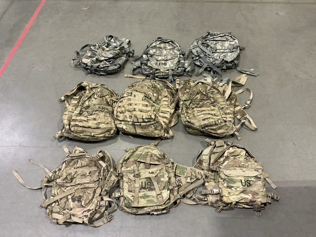 (14) Field Packs, (20) Assault Packs & (5) Rucksacks