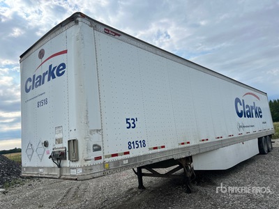 2012 Great Dane SSL131421053 53 ft x 102 in T/A Van Trailer