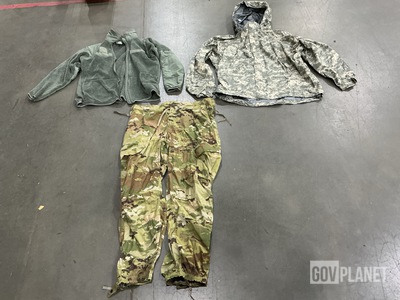 (11) Wet Weather Jackets, (25) Cold Weather Trousers & Assorted Items