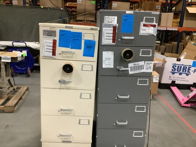 (2) Mosler Filing Cabinet Safes