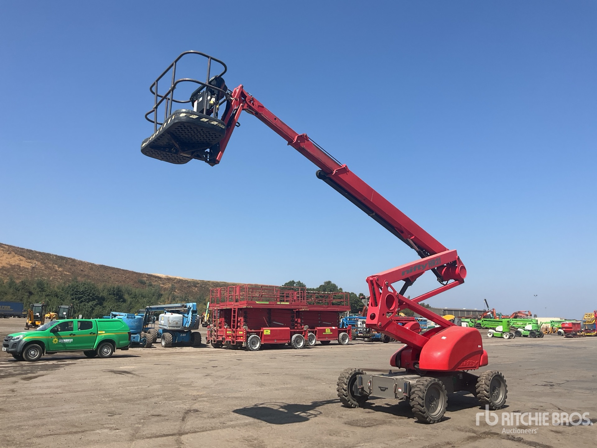 2014 Nifty-Lift HR21D 4X4 4WD Diesel Articulating Boom Lift