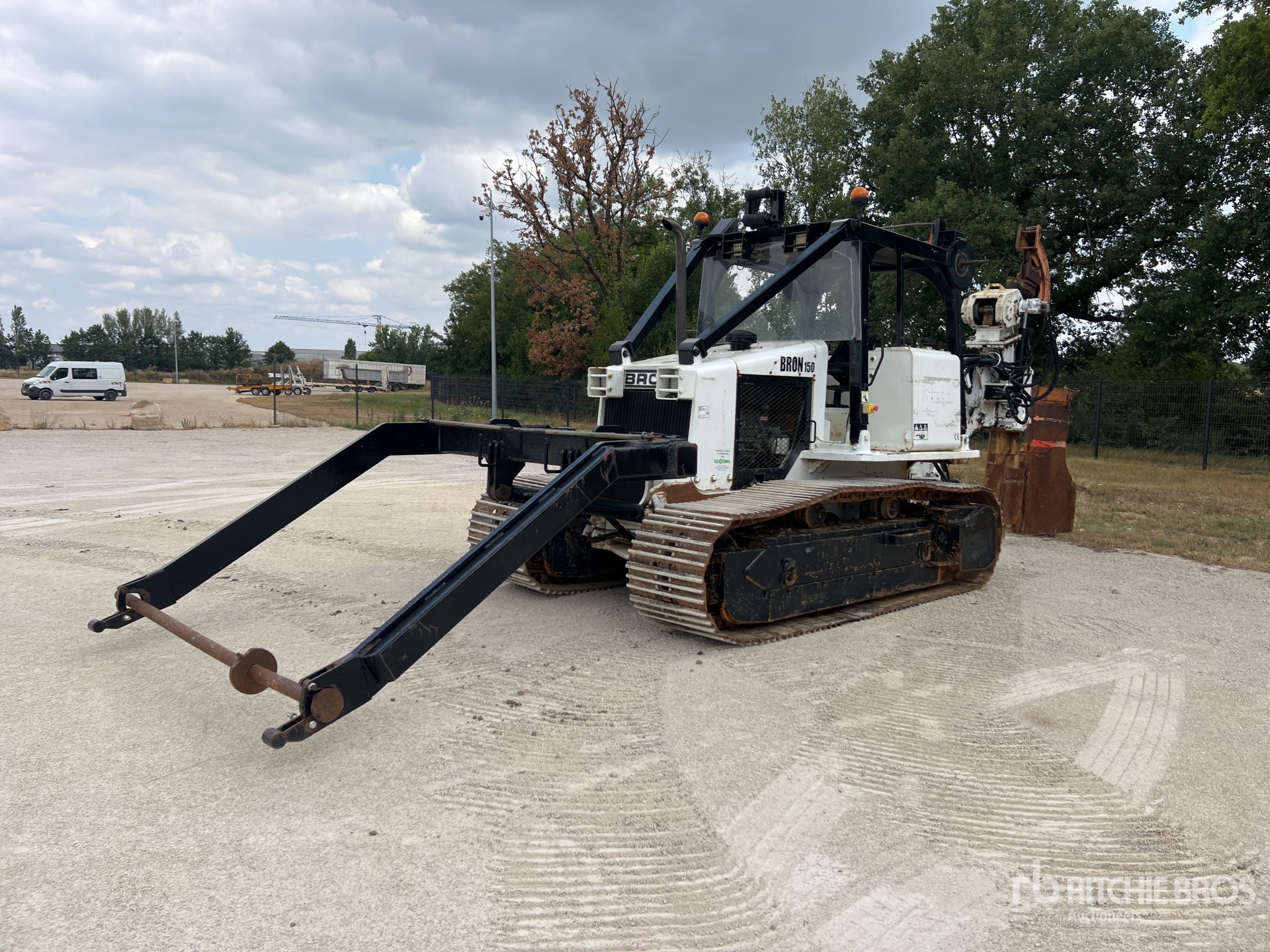2007 Bron 150F Pose Canalisations Sur Chenilles Self-Popelled Plow For Pipeline