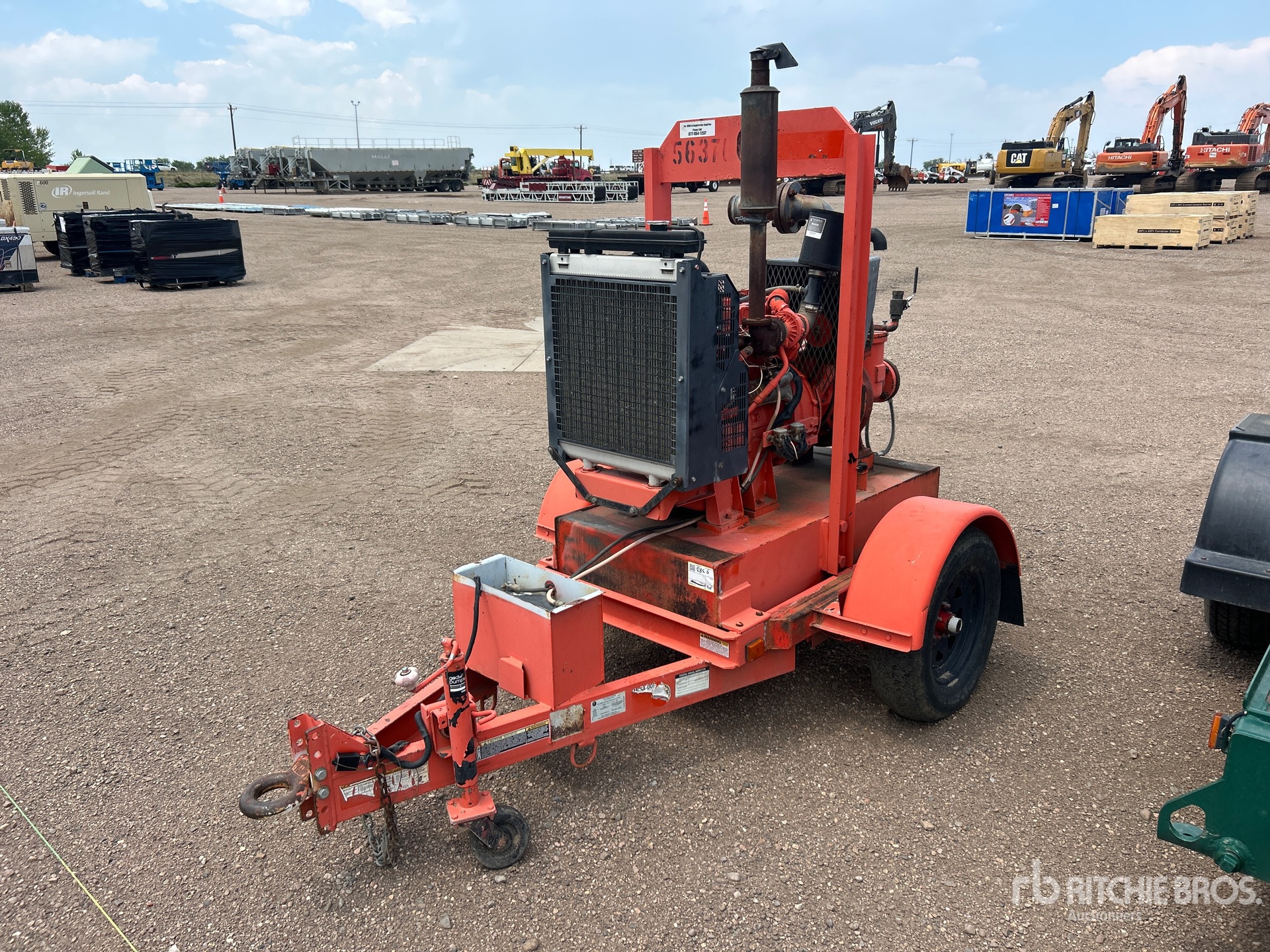 2012 Godwin ISO80-50-320 Trailer-Mounted Water Pump