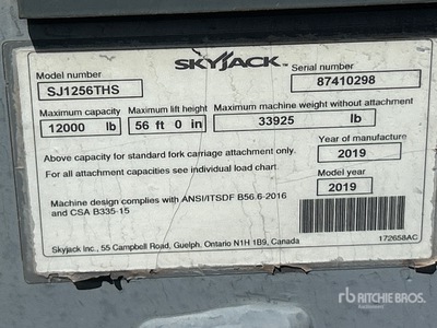 2019 Skyjack SJ1256 Telehandler