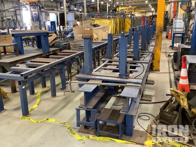 Quantity of (2) welding, tack and roller table