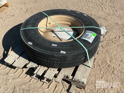 Firestone 10R22.5 Tire w/Wheel