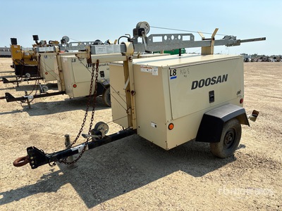 2012 Doosan L8-60HZ-T4F 8 kW Torre de iluminación