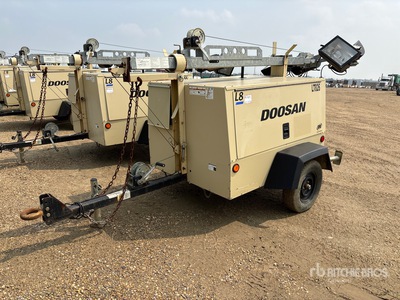 2012 Doosan L8-60HZ-T4F 8 kW Light Tower