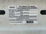 Engine with Emission Control Label