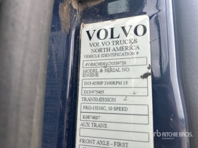 2012 Volvo VNM Tracteur Routier Couchette