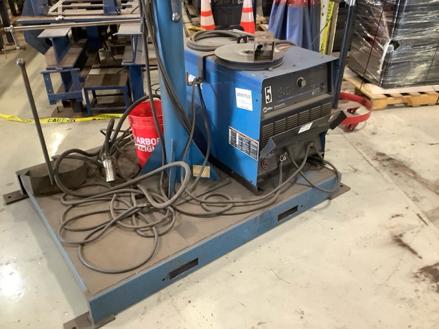2012 Miller Deltaweld 452 Skid-Mounted MIG Electric Welder