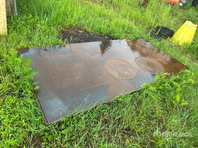 Quantity of (2) 1/2 in Steel Plates