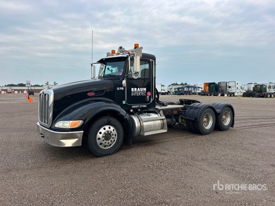 2012 Peterbilt 386 6x4 T/A Day Cab Truck Tractor