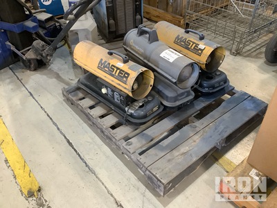 Quantity of (3) Pallets of Master 75000 BTU 75000 BTU Ground Heater