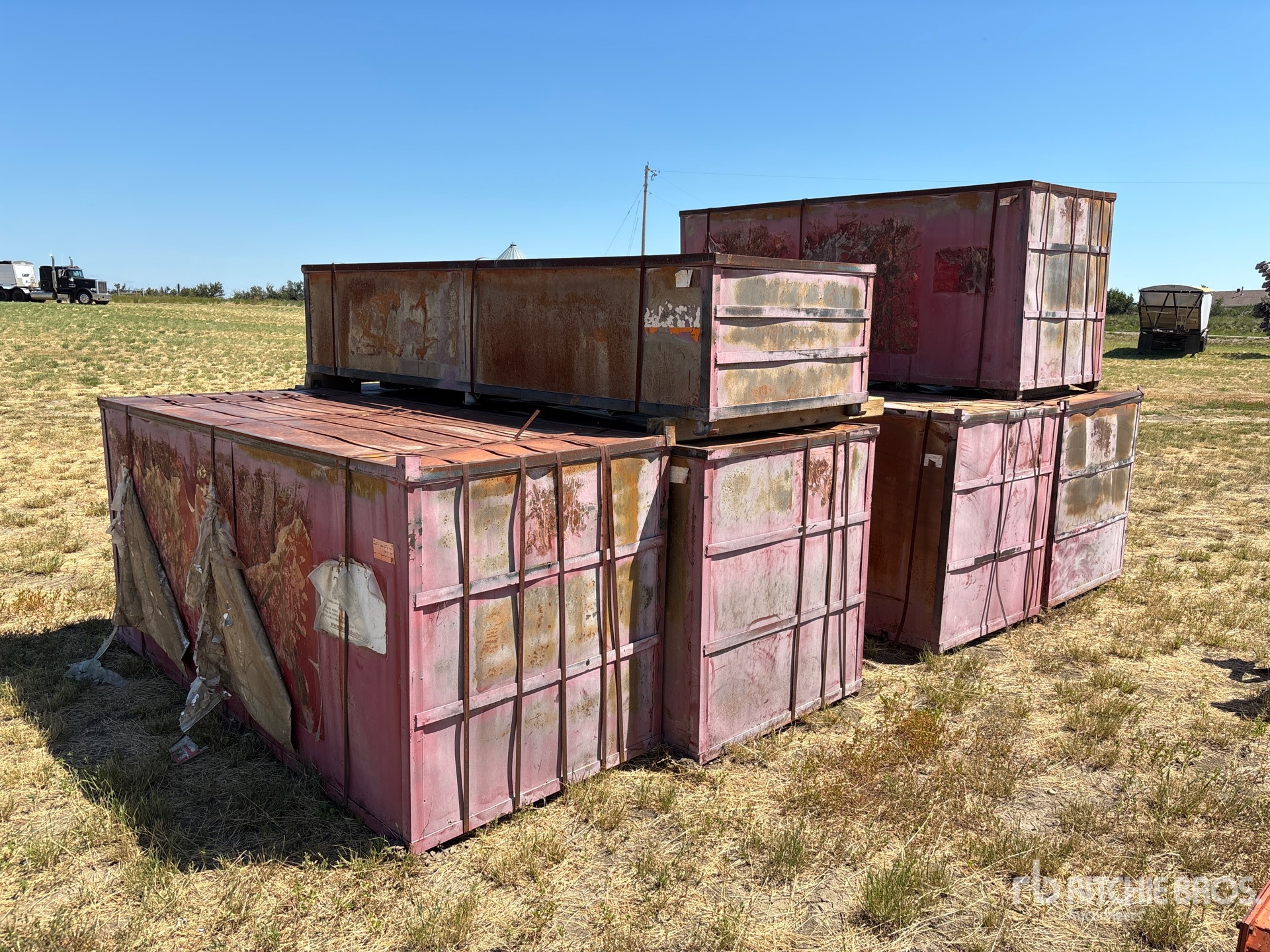 Quantity of (6) Boxes of Arctic Shelter 150 ft X 50 ft X24 ft Storage Building (Unused)