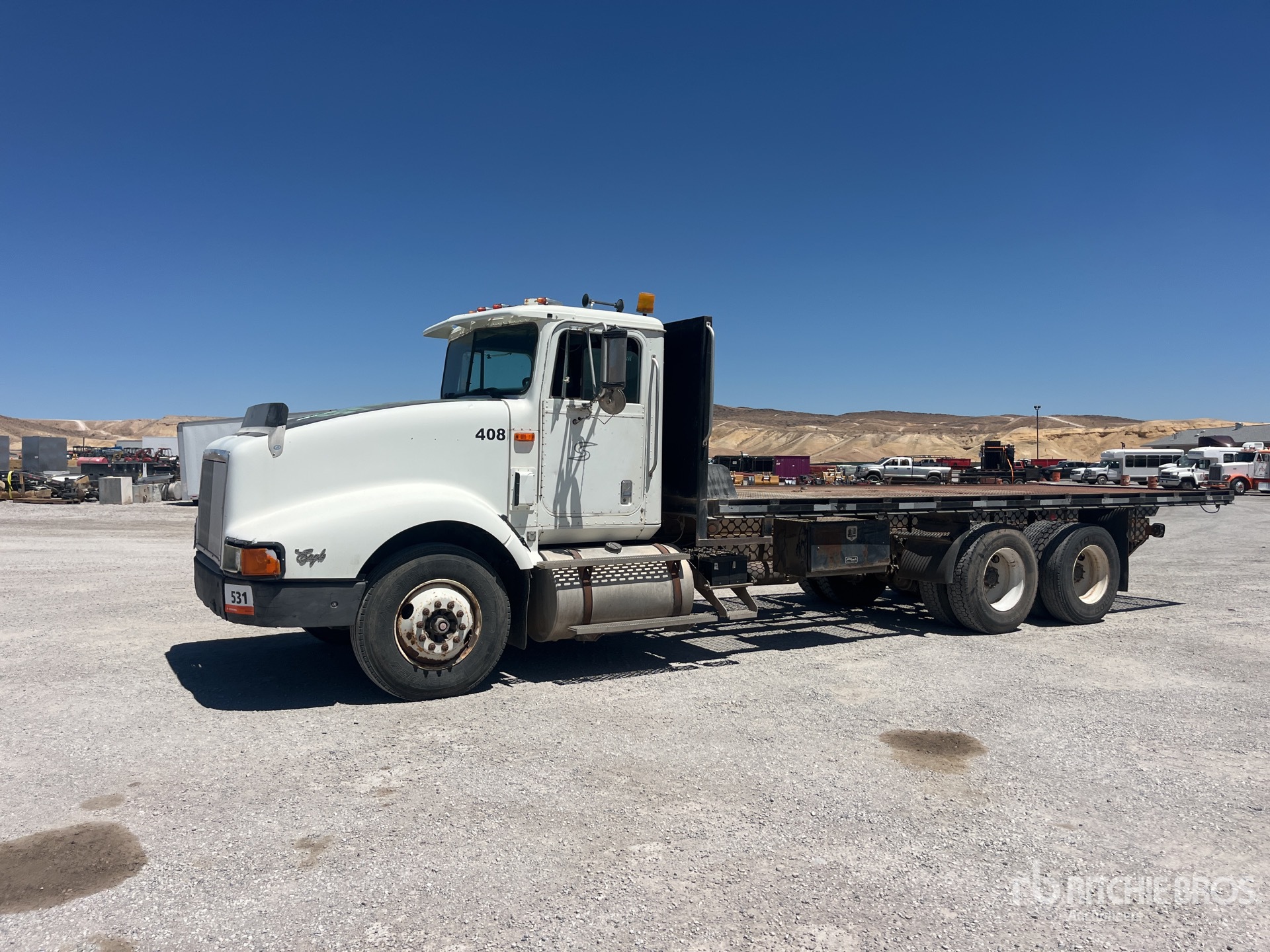 1996 International 9400 6x4 Flatbed Truck