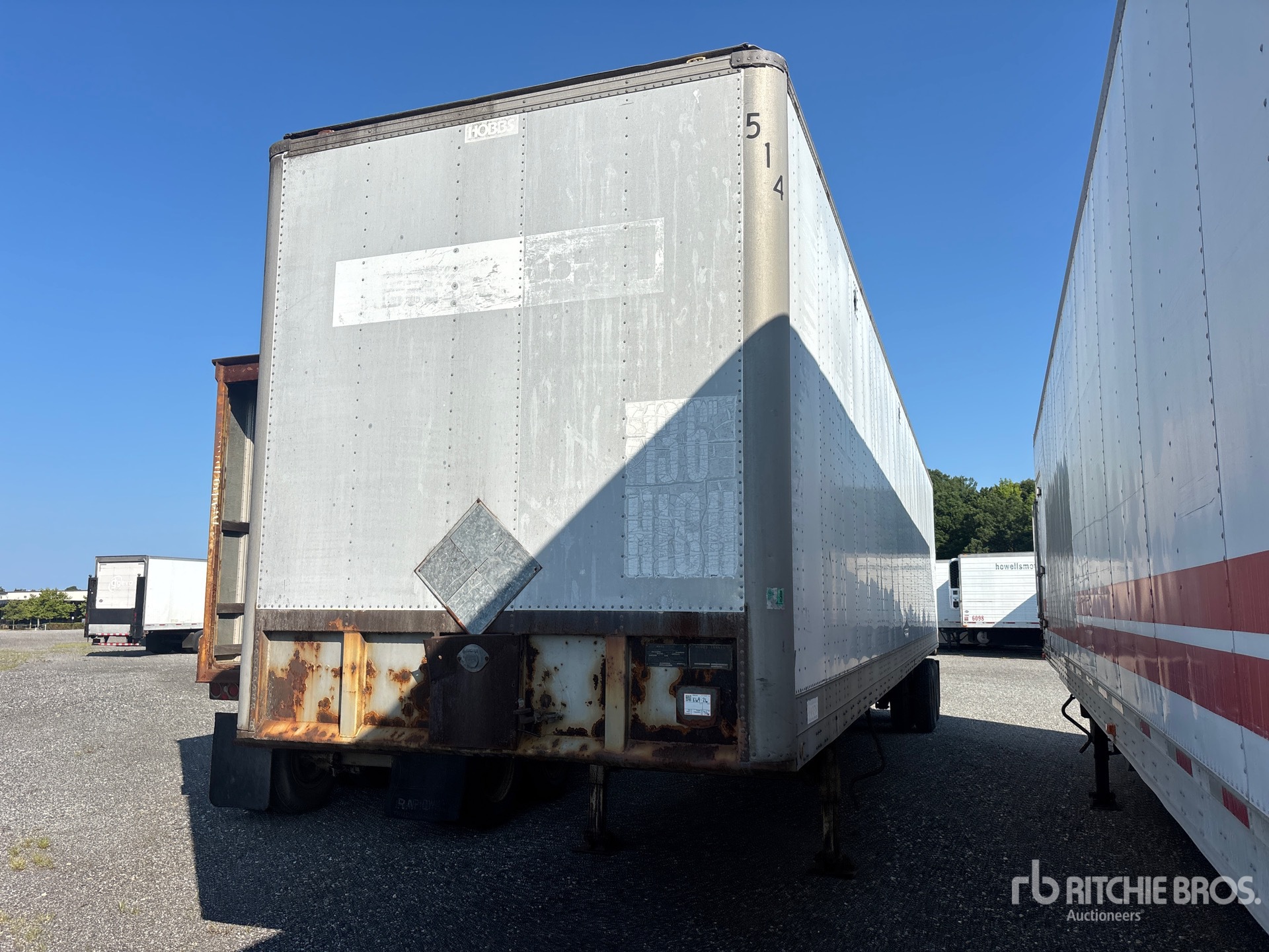 1978 Hobbs 45 ft x 96 in T/A Van Trailer