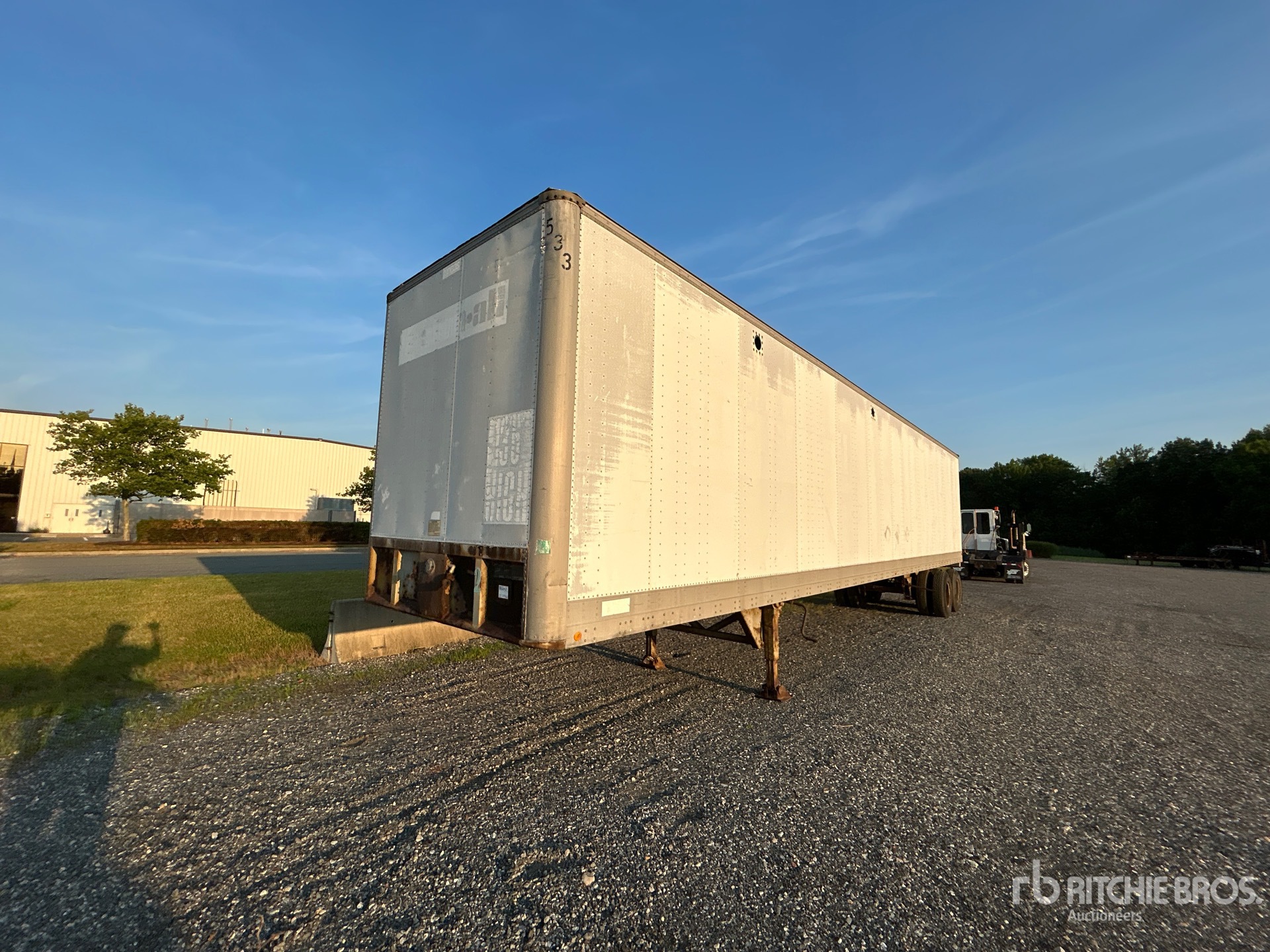 1978 Hobbs A8-8001-45 45 ft x 96 in T/A Van Trailer