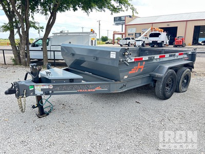 2024 Horizon LZ7BP 12 ft T/A Dump Utility Trailer