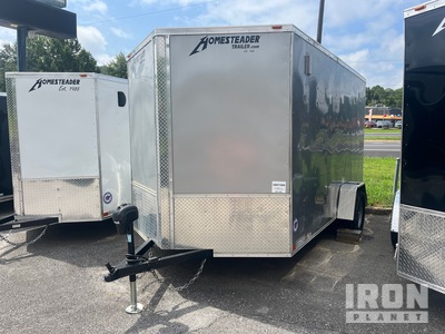 2024 Homesteader 712IS 12 ft S/A Enclosed Trailer