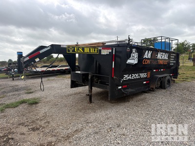 2025 Texas Pride DT716416KGN 16 ft T/A Gooseneck Dump Utility Trailer