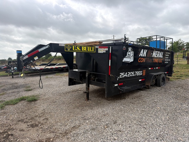 2025 Texas Pride DT716416KGN 16 ft T/A Gooseneck Dump Utility Trailer