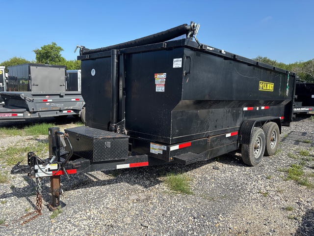 2023 U.S. Built DT716414 KBP 16 ft T/A Dump Utility Trailer