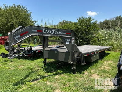 2025 East Texas 24 ft T/A Gooseneck Tilt Deck Trailer