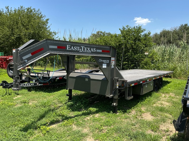 2025 East Texas 24 ft T/A Gooseneck Tilt Deck Trailer