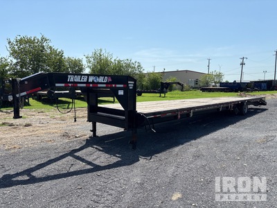 2023 Trailer World GS840MST 40 ft T/A Gooseneck Plant Trailer