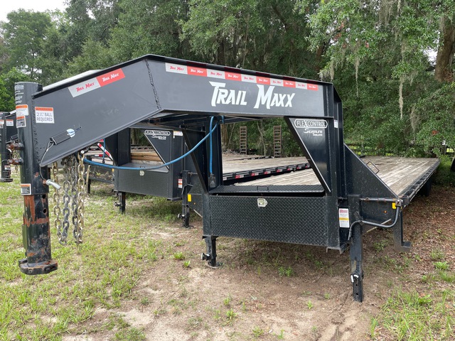 2025 Trail Maxx 40 ft T/A Gooseneck Flatbed Trailer