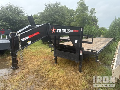 2024 5 Star ST-811 FB 40 ft T/A Gooseneck Equipment Trailer
